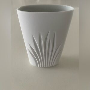 Vintage porcelain matte vase